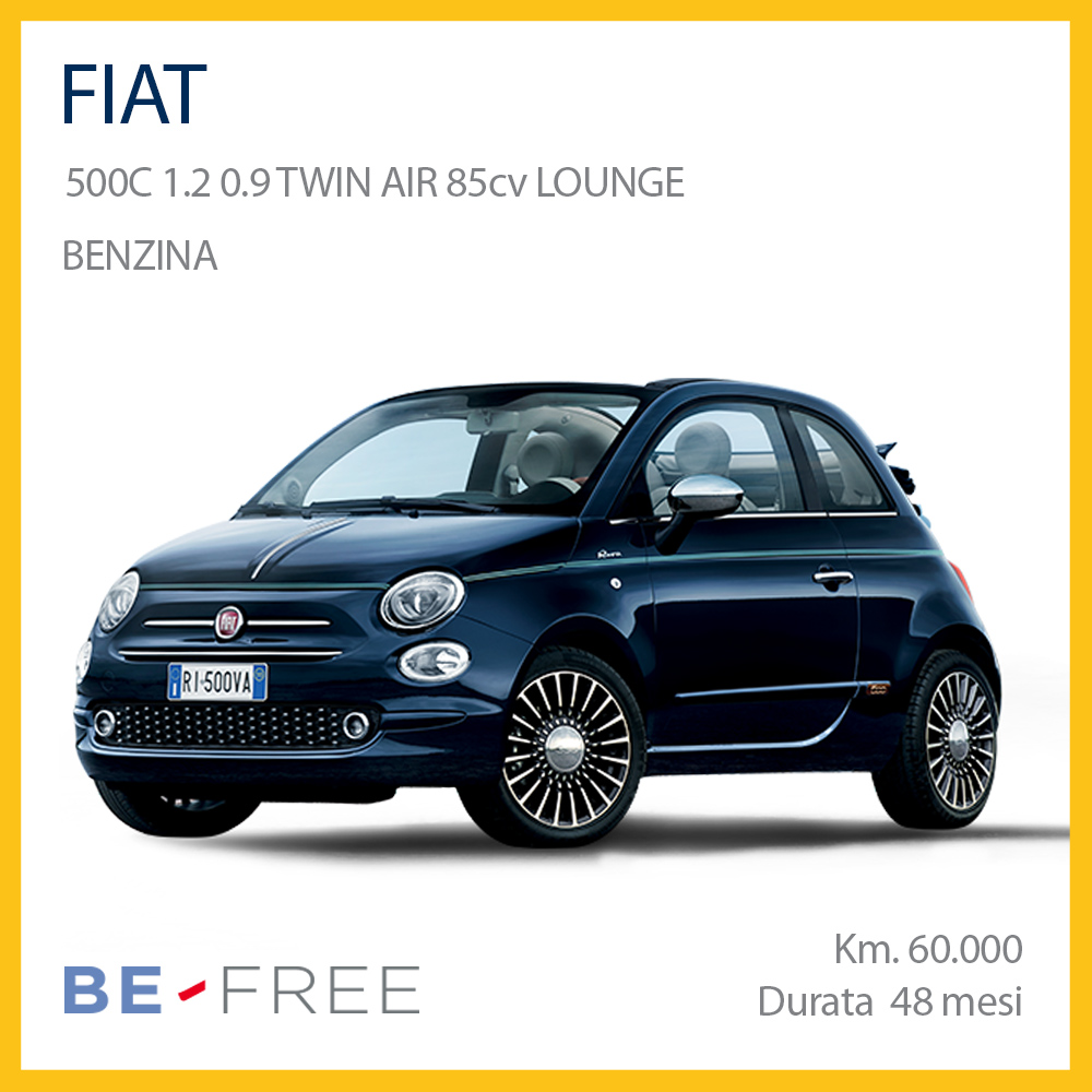 noleggio fiat 500 c